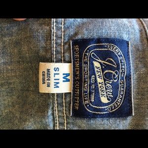 J. Crew Denim Collared Long Sleeve